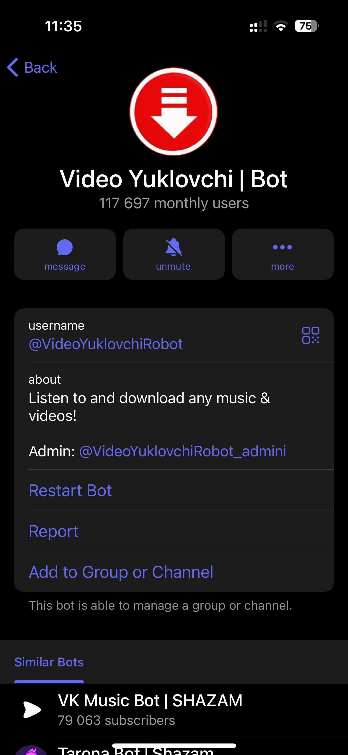 telegram downloader bot